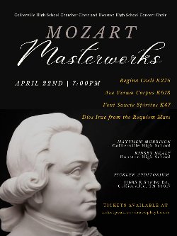 April 22nd Mozart Masterpiece Ad